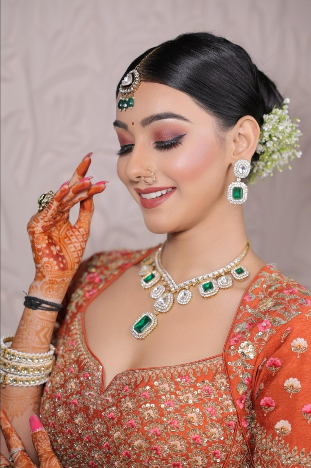 Bridal makeup for Luxe Beauty Studio